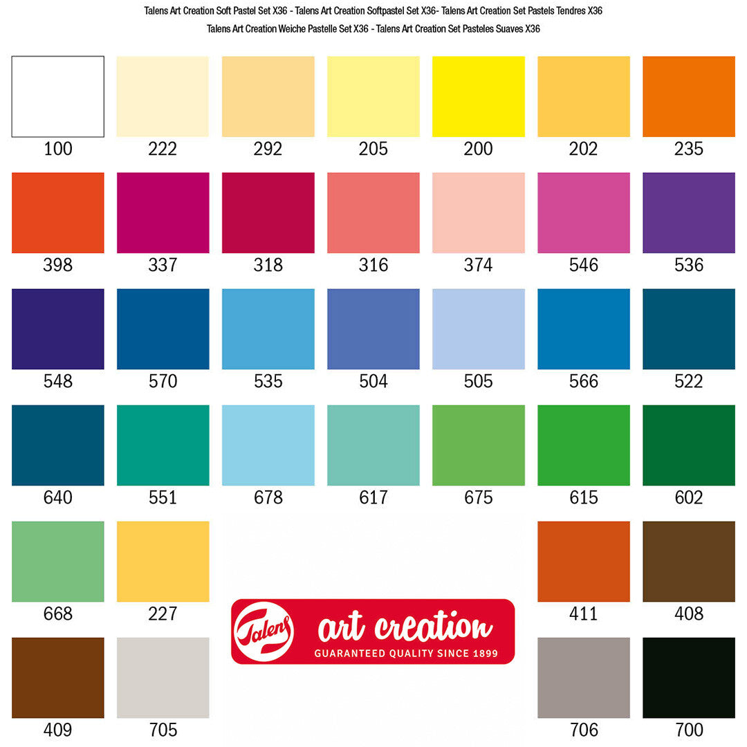 talens art creation pastelkrijt - 36st | 9029036M | 2