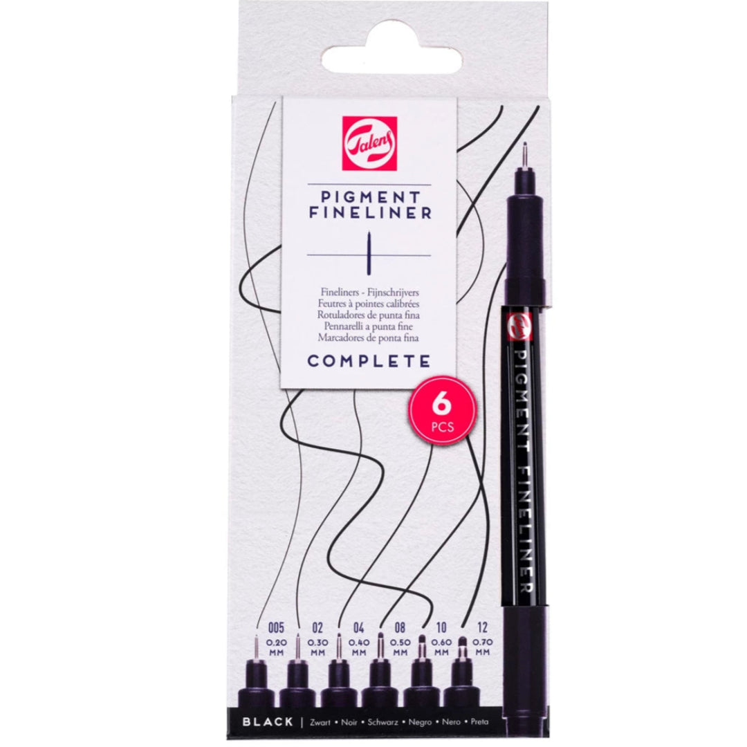talens pigment fineliners - 6st | 90480961 | 0