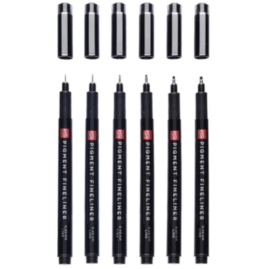 talens pigment fineliners - 6st | 90480961 | 1