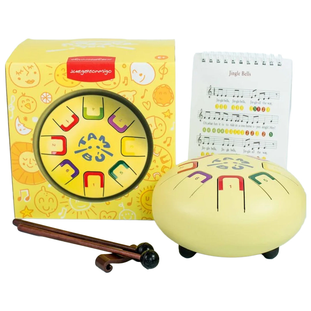 tambu tongtrommel - mellow yellow - Ø15 cm | JCTMB06Y | 4