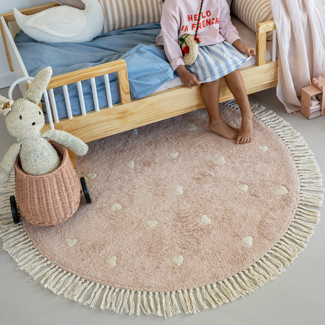 tapis petit vloerkleed fleur - Ø 120 cm    | TC2071 | 2