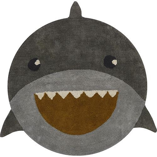tapis petit vloerkleed haai - Ø110 cm  | F1400 | 0