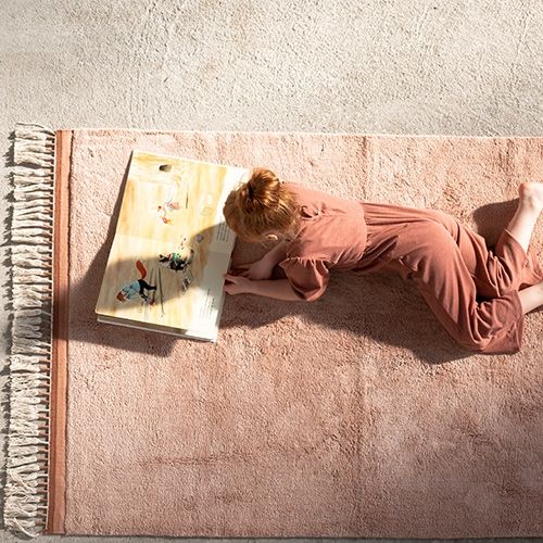 tapis petit vloerkleed julie - roze 170x120 cm | TC1030 | 2