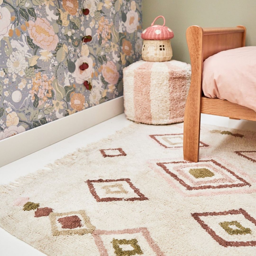 tapis petit vloerkleed liz - pink aubergine - 120x170 cm  | TC3038 | 2