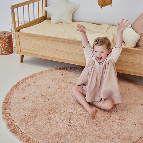 tapis petit vloerkleed nora flower - Ø130 cm   | TC1061 | 2