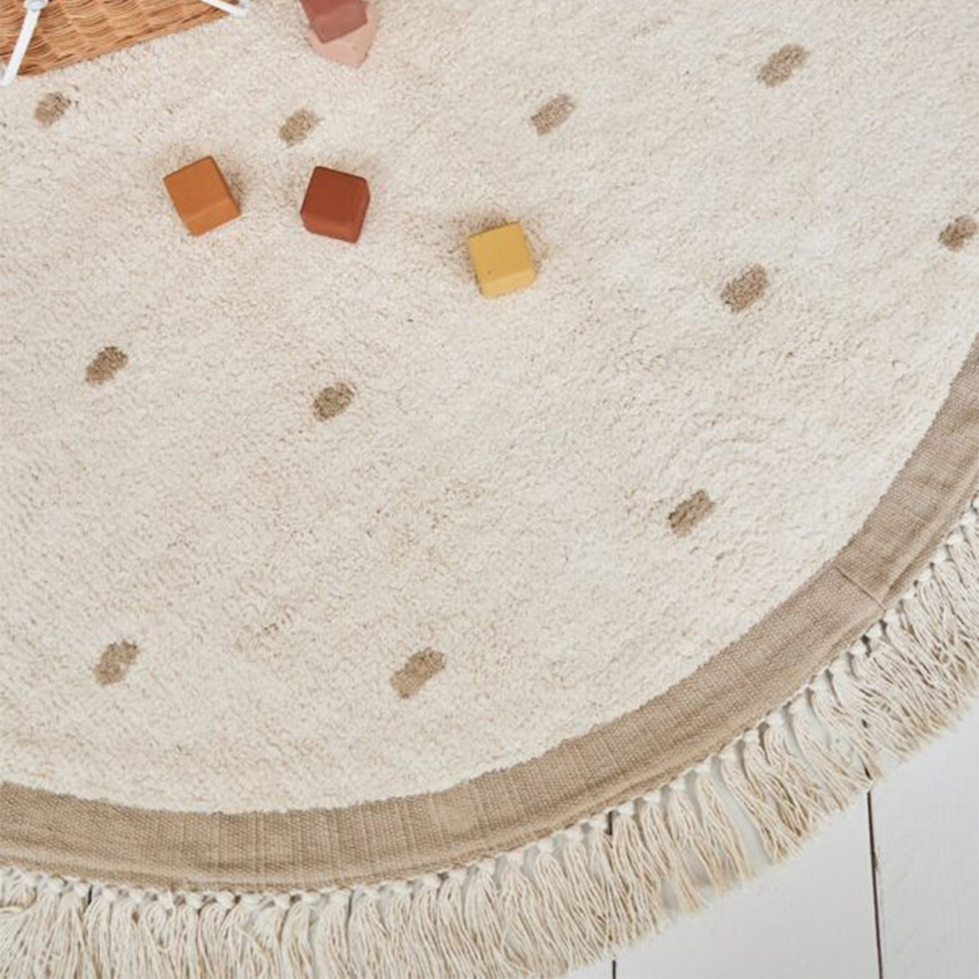 tapis petit vloerkleed puck - dots - Ø 130 cm | TC3025 | 1