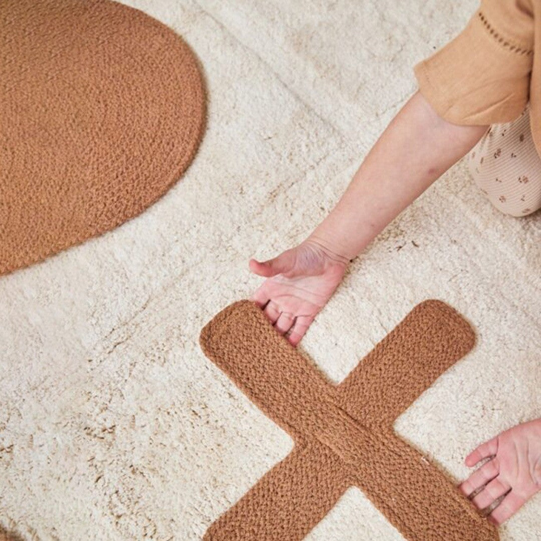 tapis petit vloerkleed tic tac toe - 120x120 cm | TC3026 | 3