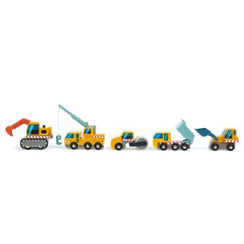 tender leaf toys bouwvoertuigen - 5st | 4608355 | 3