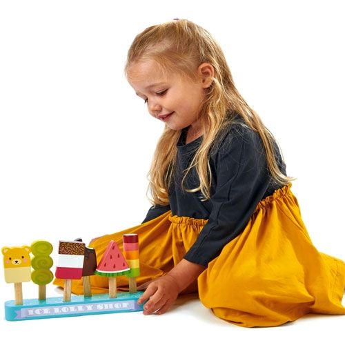 tender leaf toys ijswinkel met 6 ijsjes | 4608277 | 1