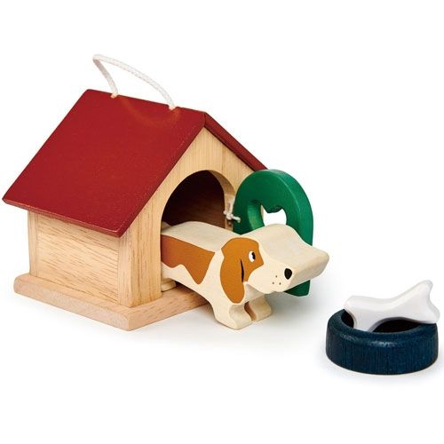 tender leaf toys poppenhuisdieren - hond (4st) | 4608162 | 2