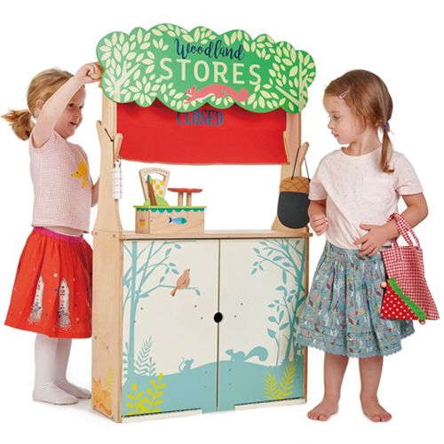 tender leaf toys poppenkast en winkeltje | 4608256 | 6