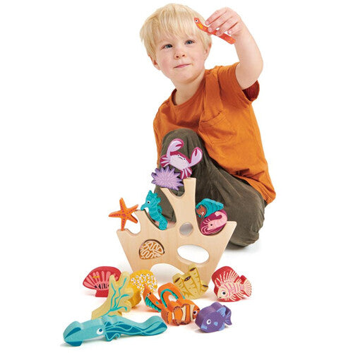 tender leaf toys stapelspeelgoed zeedieren | 4608410 | 5