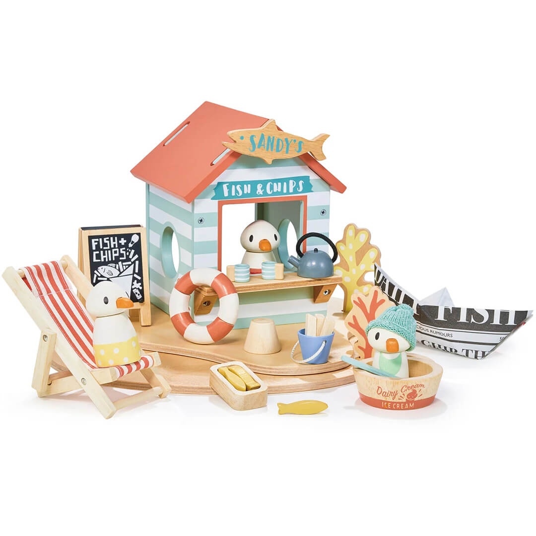 tender leaf toys strandpaviljoen - 26-delig | 4608379 | 0