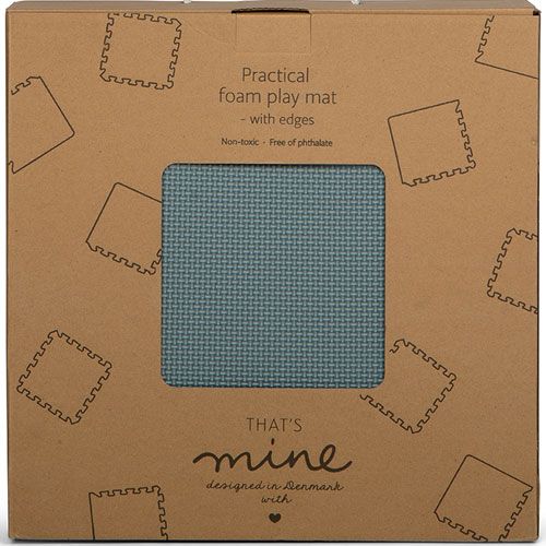 that's mine foam speelmat 100x100 cm - blue | PM2101 US | 3