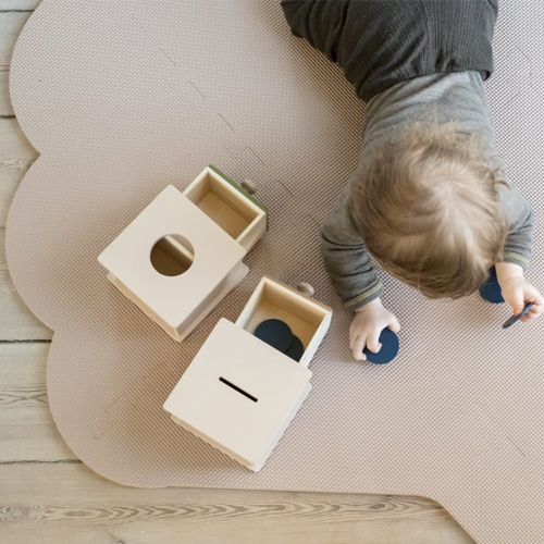 that's mine foam speelmat - schelp - 100x110 cm - warm sand | PM2112 | 1