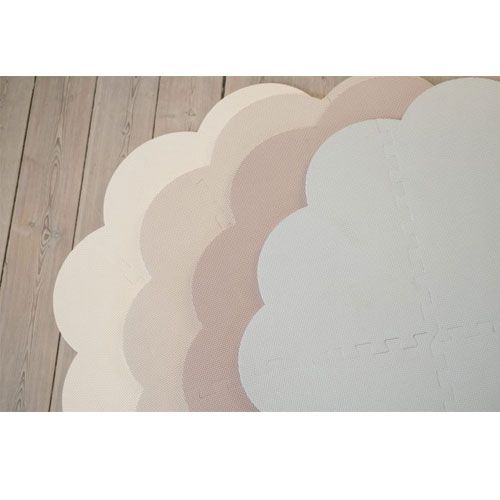that's mine foam speelmat - schelp - 100x110 cm - warm sand | PM2112 | 2
