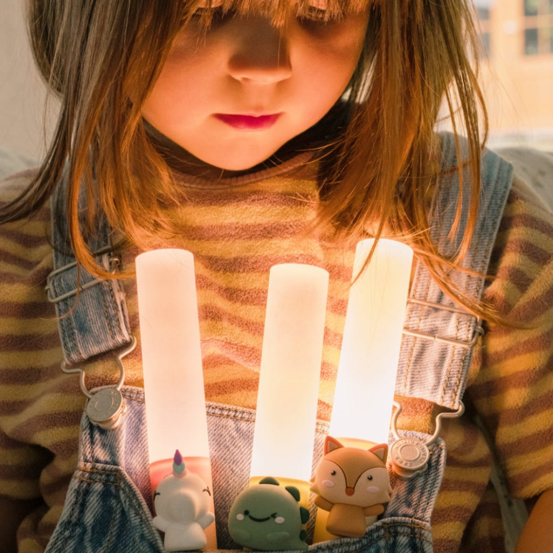 the zoofamily 3-in-1 kinderlamp zoo light - eenhoorn | TZFZL1U | 2