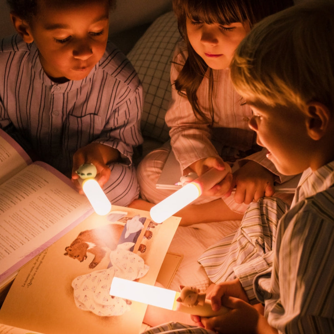 the zoofamily 3-in-1 kinderlamp zoo light - vos | TZFZL1F | 1