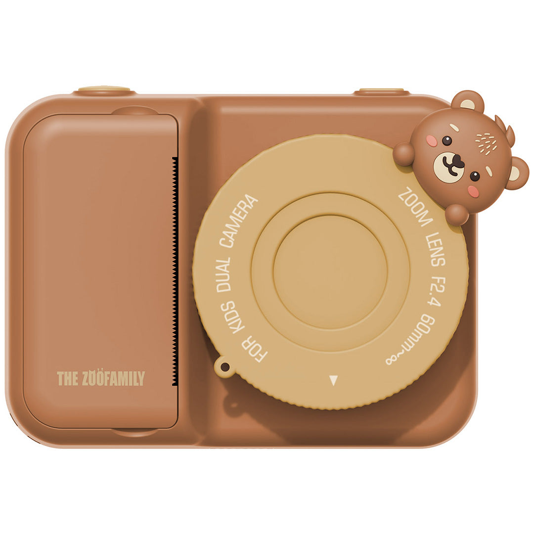 the zoofamily kindercamera met thermische printer zoo print - beer | TZFP2bear | 0