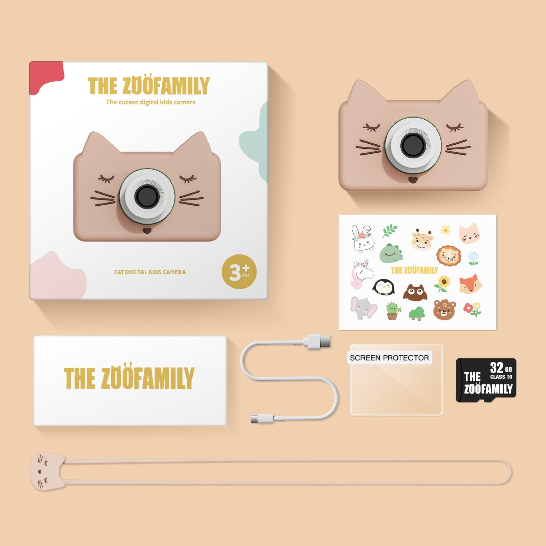 the zoofamily kindercamera zoo friends - kat | TZFC1cat | 8