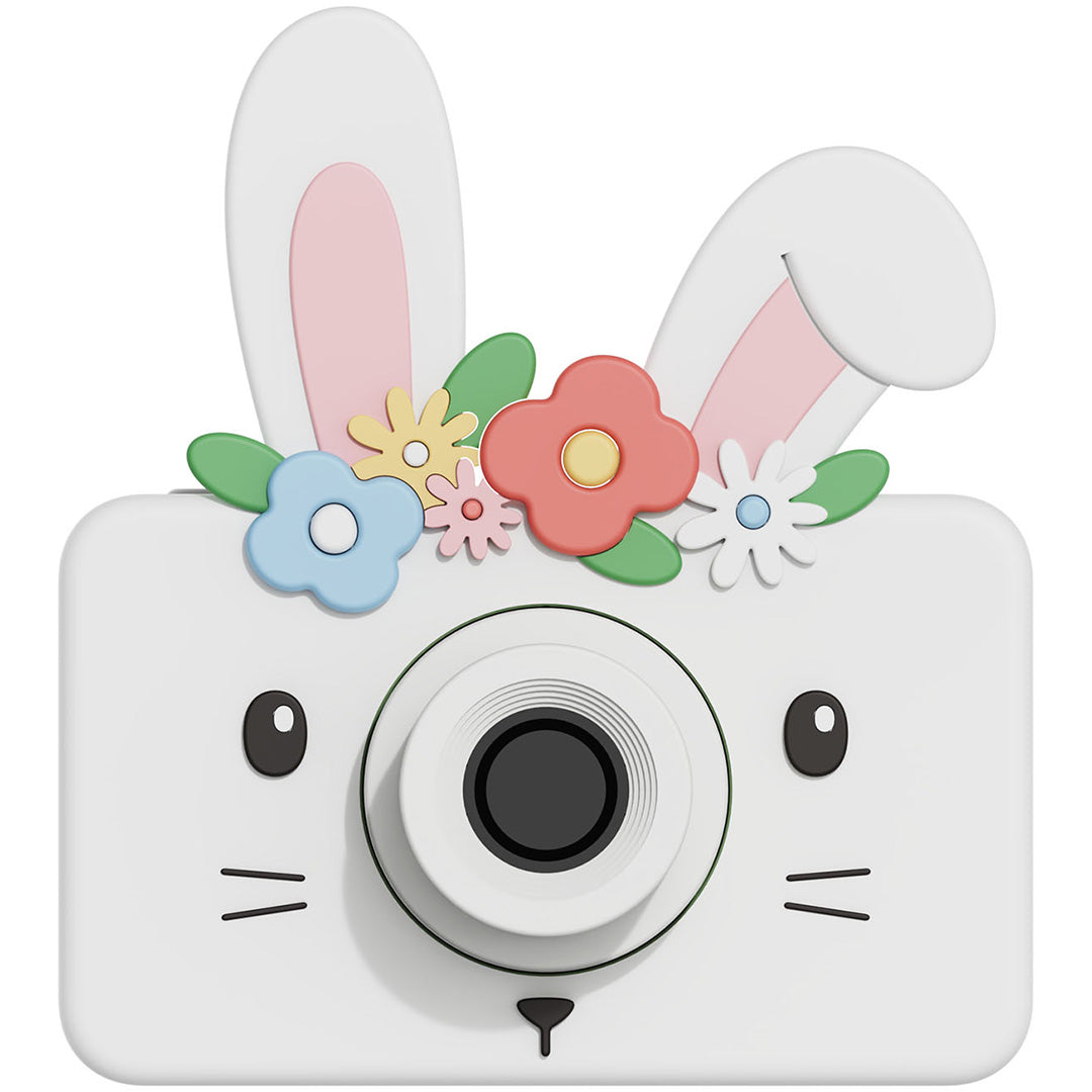 the zoofamily kindercamera zoo friends - konijn met bloemen | TZFC1rabbitflower | 0