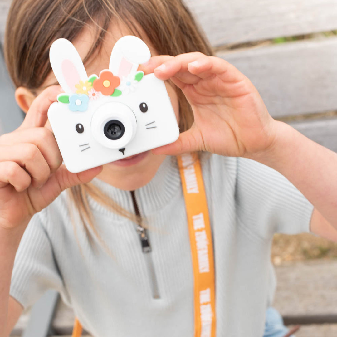 the zoofamily kindercamera zoo friends - konijn met bloemen | TZFC1rabbitflower | 1