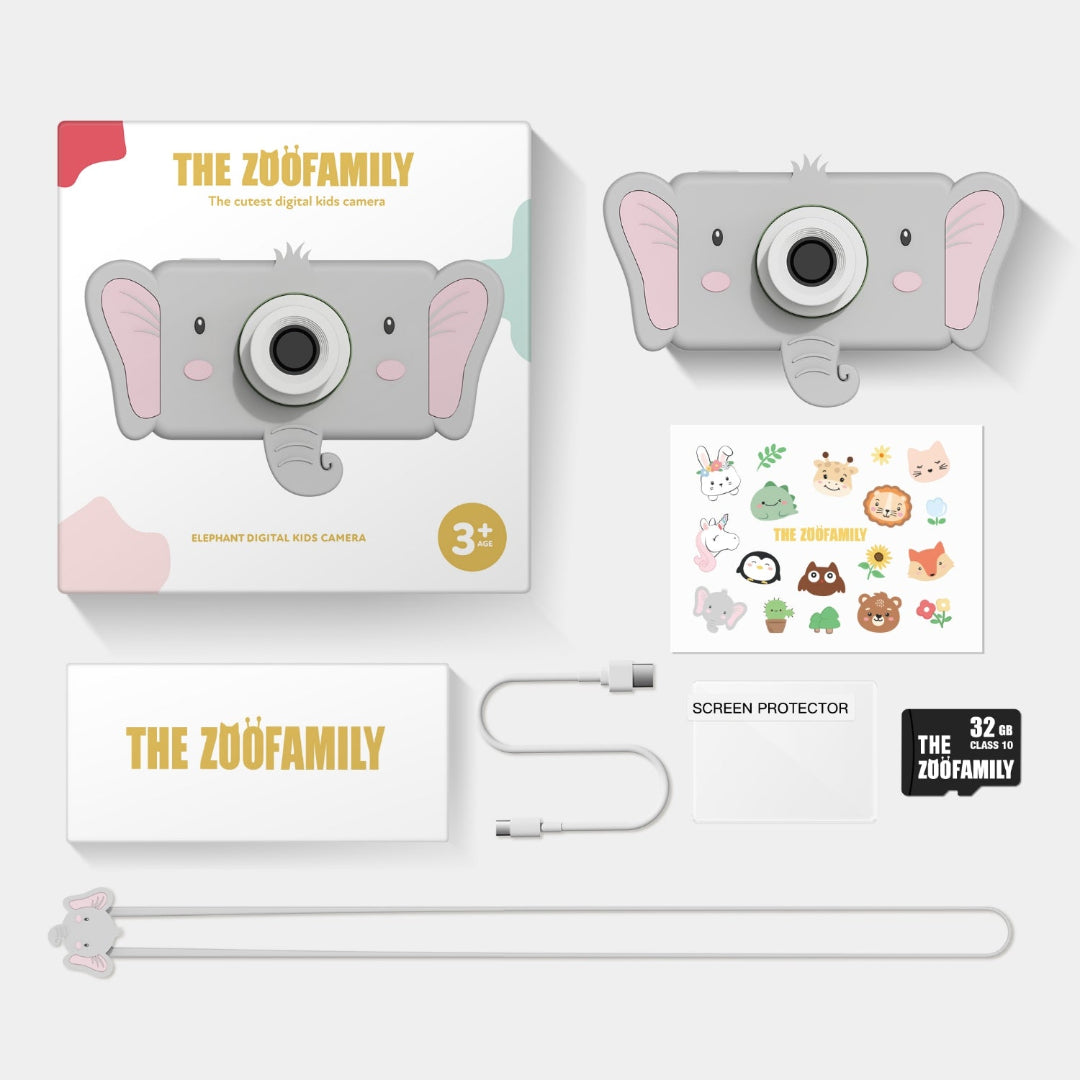 the zoofamily kindercamera zoo friends - olifant | TZFC1elephant | 5