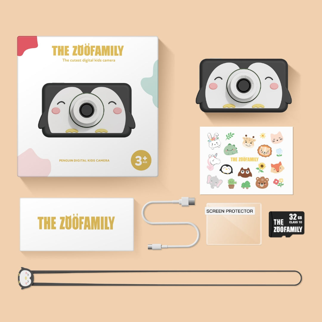 the zoofamily kindercamera zoo friends - pinguïn | TZFC1penguin | 6