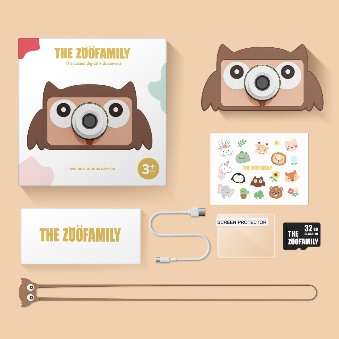 the zoofamily kindercamera zoo friends - uil | TZFC1owl | 6
