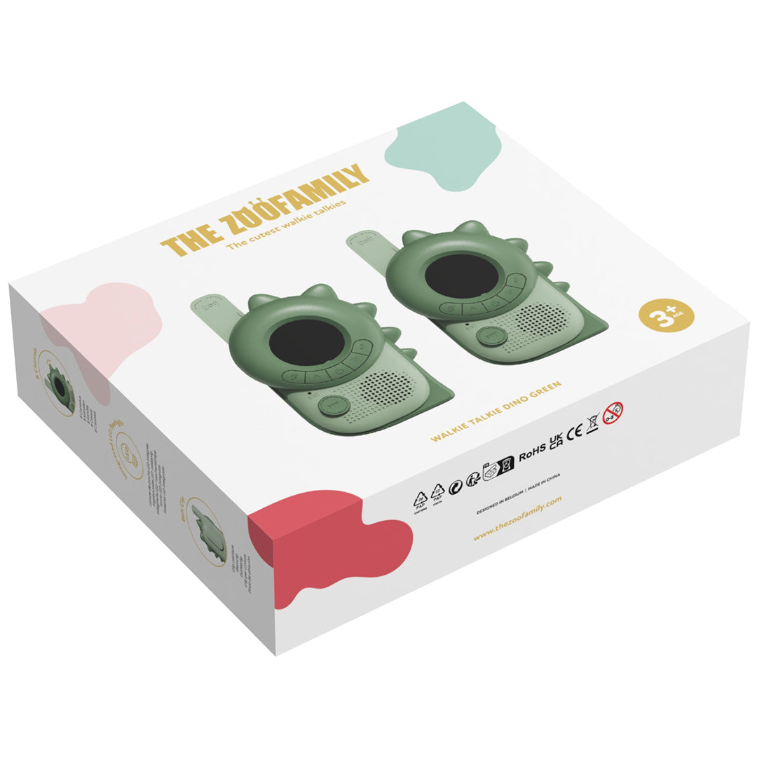 the zoofamily walkie talkie zoo - dino - groen - 2st | ZFK22-DG | 4