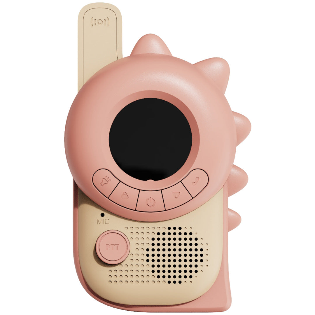 the zoofamily walkie talkie zoo - dino - groen en roze - 2st | ZFK22-DPG | 5
