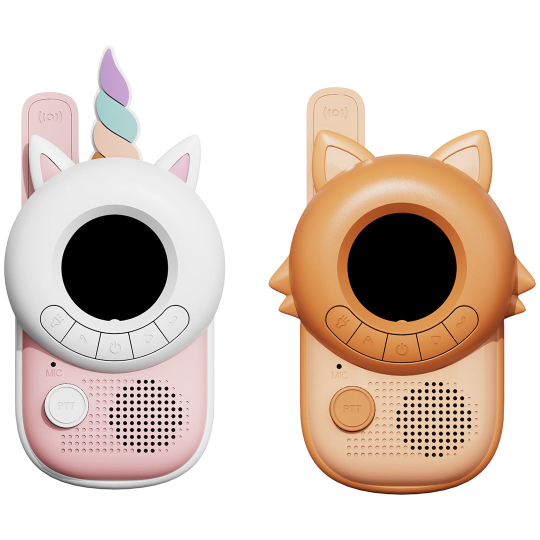 the zoofamily walkie talkie zoo - eenhoorn en vos - 2st | ZFK22-FU | 0