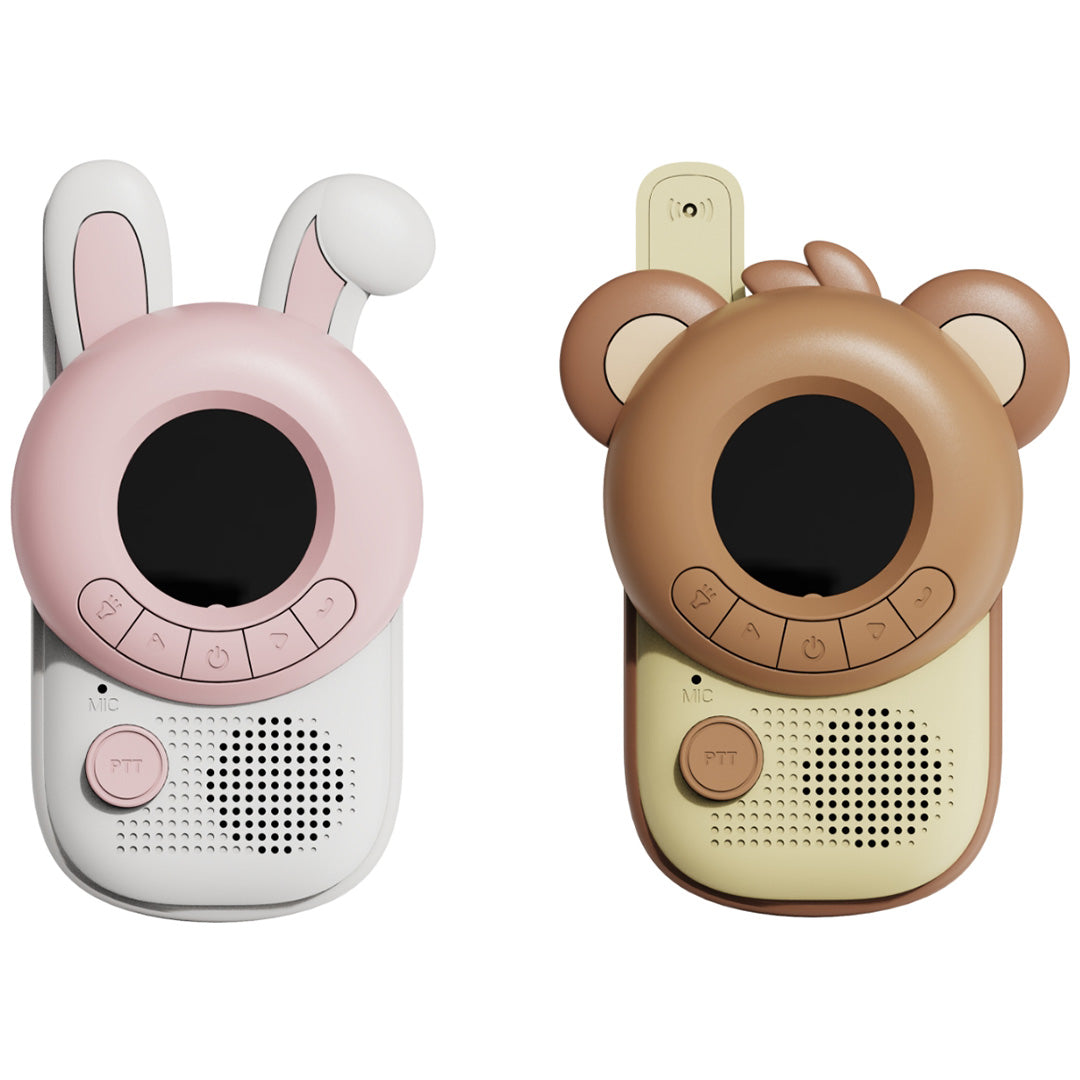 the zoofamily walkie talkie zoo - konijn en beer - 2st | ZFK22-RB | 0