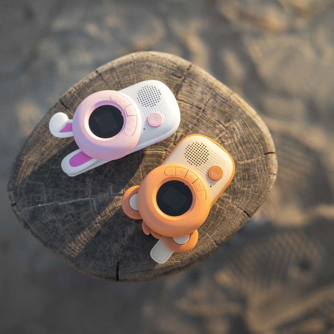 the zoofamily walkie talkie zoo - konijn en beer - 2st | ZFK22-RB | 2