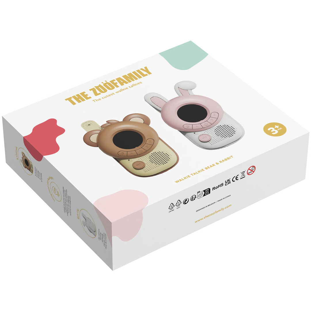 the zoofamily walkie talkie zoo - konijn en beer - 2st | ZFK22-RB | 8