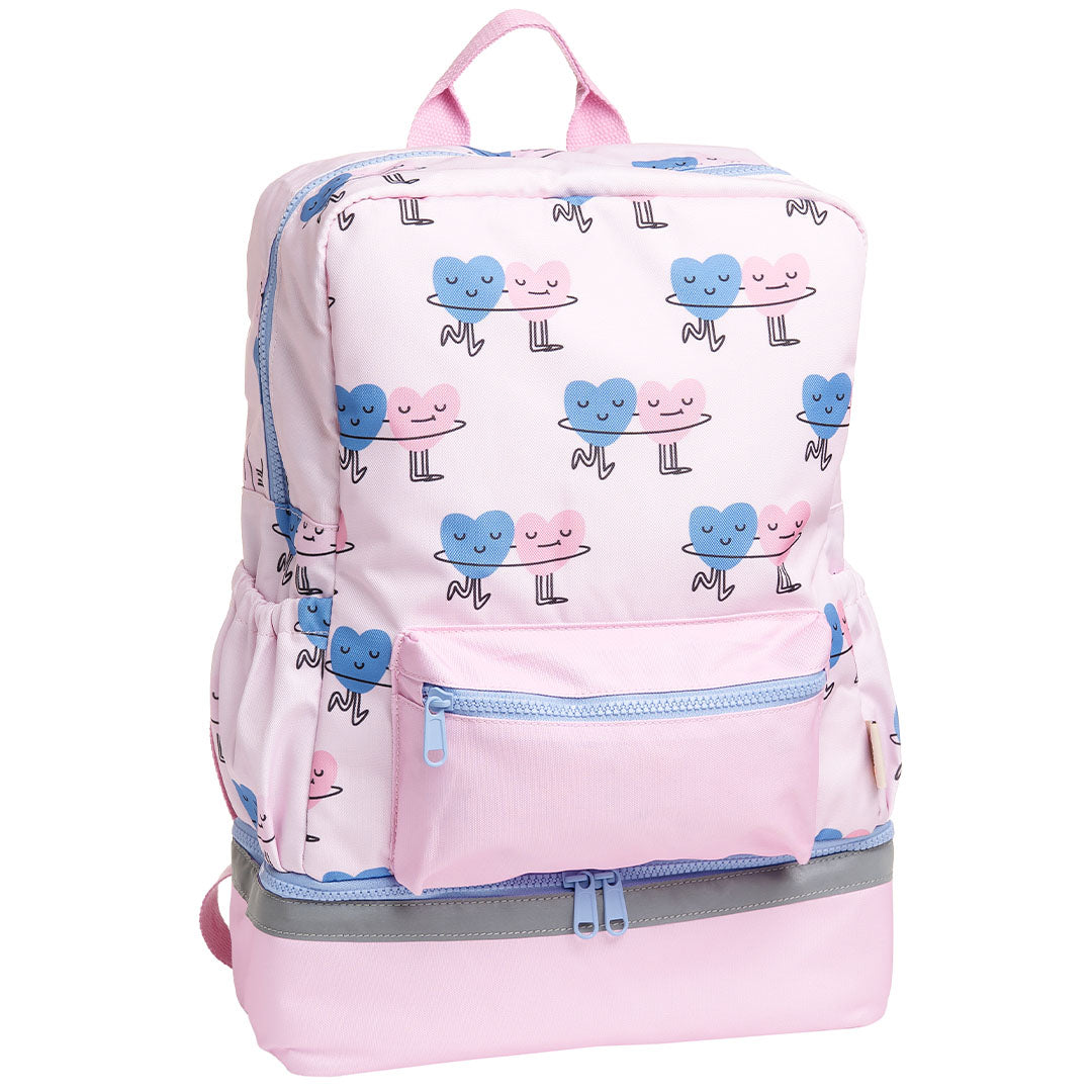 the cotton cloud rugzak dancing hearts - 40 cm | TTC-BIGBACK-HEA | 