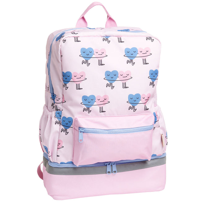 the cotton cloud rugzak dancing hearts - 40 cm | TTC-BIGBACK-HEA | 