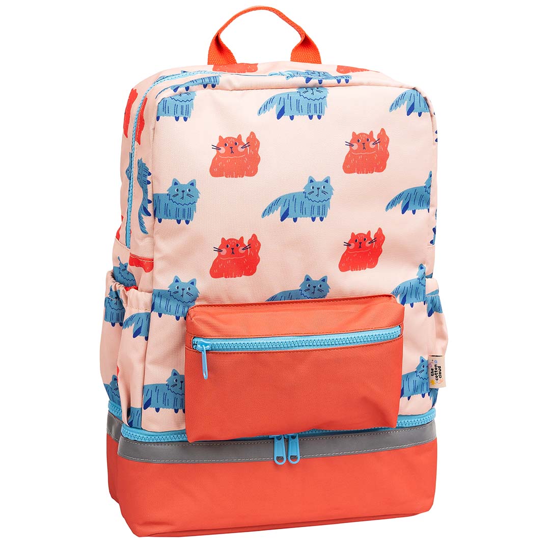 the cotton cloud rugzak meowtiful cats - 40 cm | TTC-BIGBACK-MEOW | 