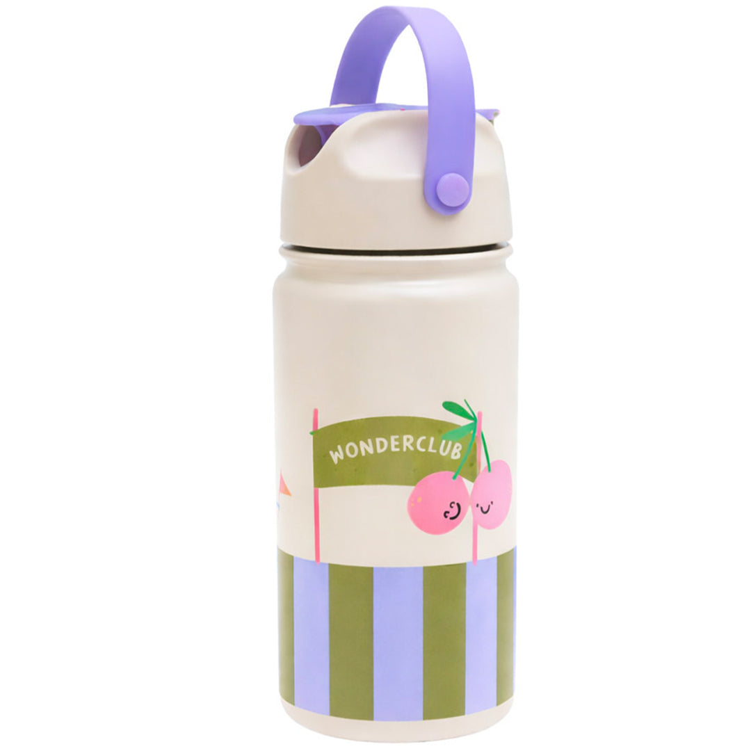 the cotton cloud rvs drinkfles cherry pop - 420 ml | TTC-FLSK-CHERRY | 