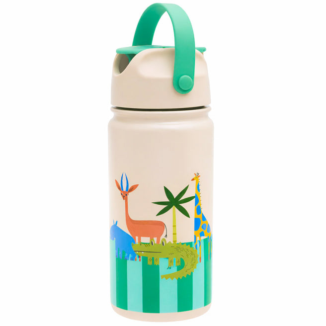 the cotton cloud rvs drinkfles croc rock - 420 ml | TTC-FLSK-CROC |
