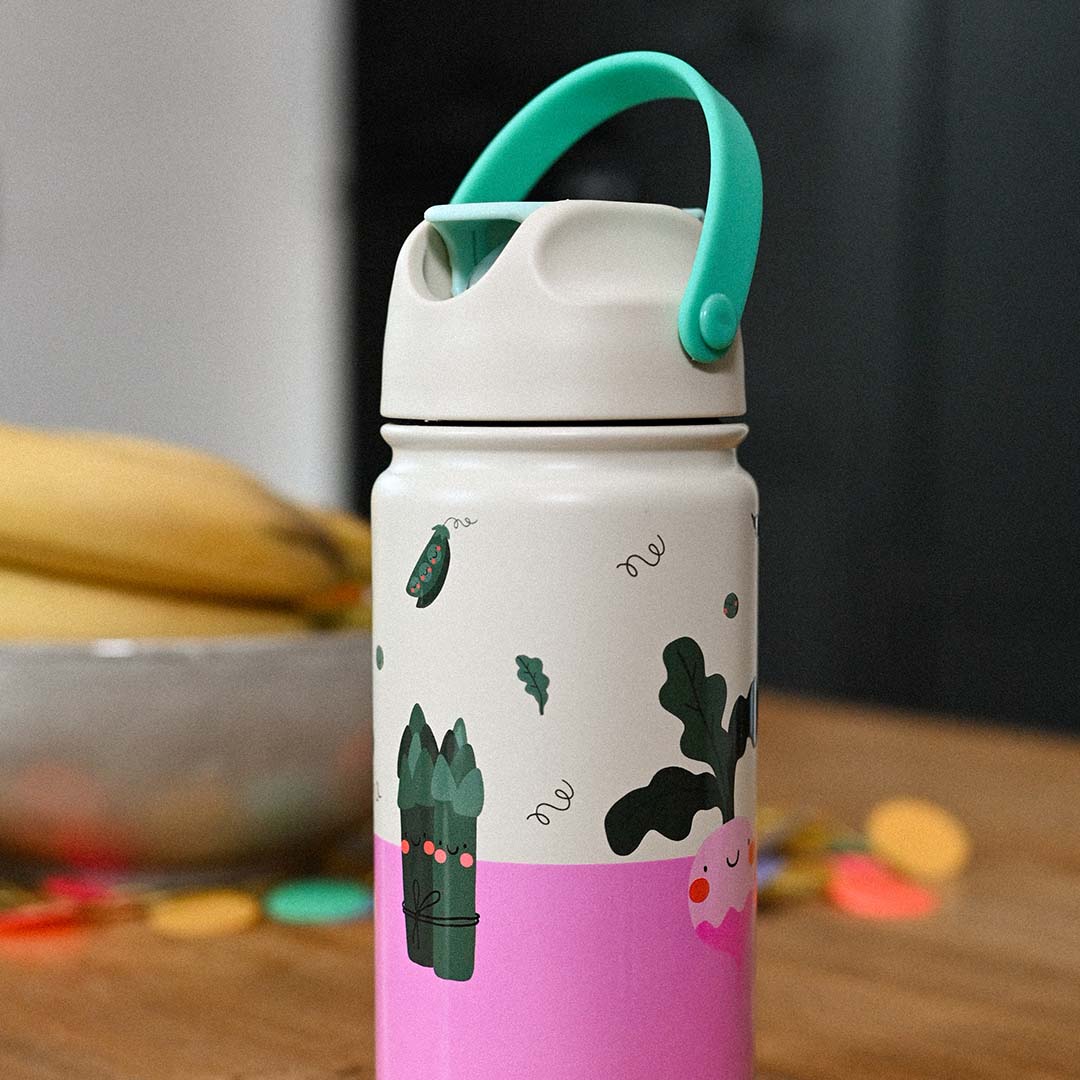 the cotton cloud rvs drinkfles veggie pals - 420 ml