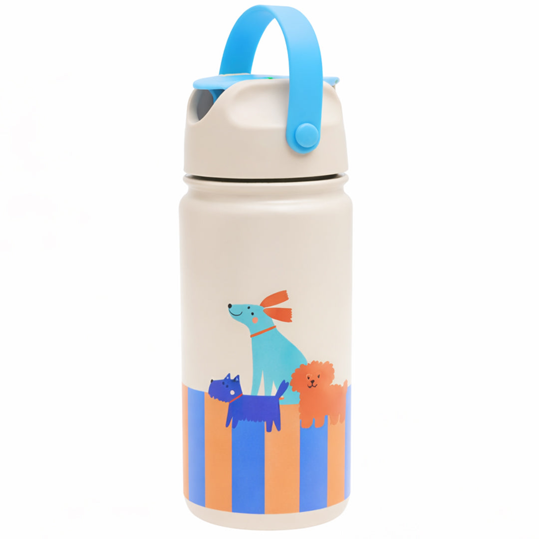 the cotton cloud rvs drinkfles woof gang - 420 ml | TTC-FLSK-WOOF | 
