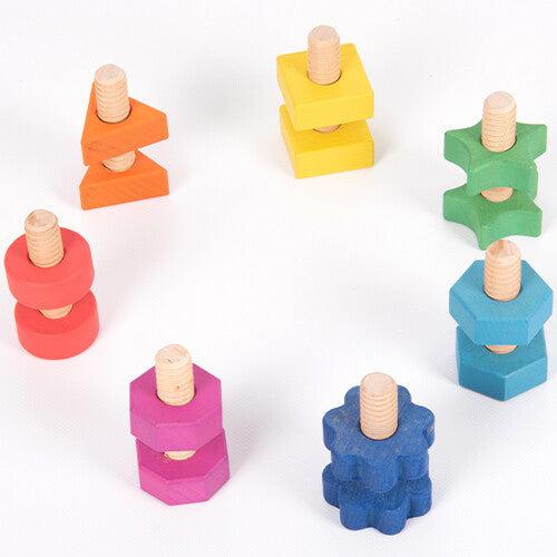 tickit bouten en moeren regenboog - 14st | 74001 | 1