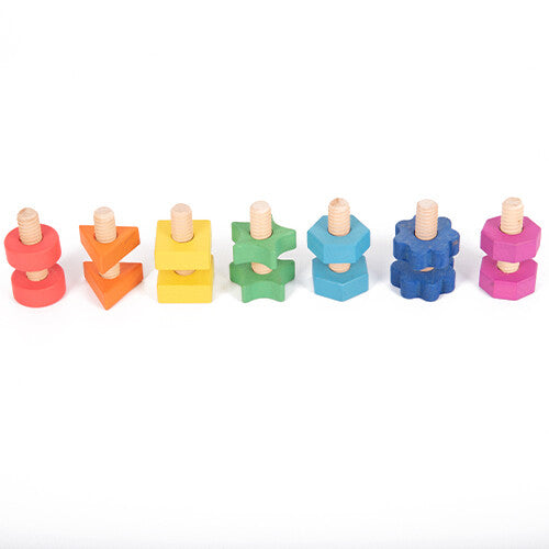tickit bouten en moeren regenboog - 14st | 74001 | 3