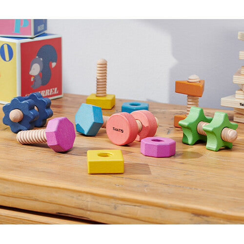 tickit bouten en moeren regenboog - 14st | 74001 | 8