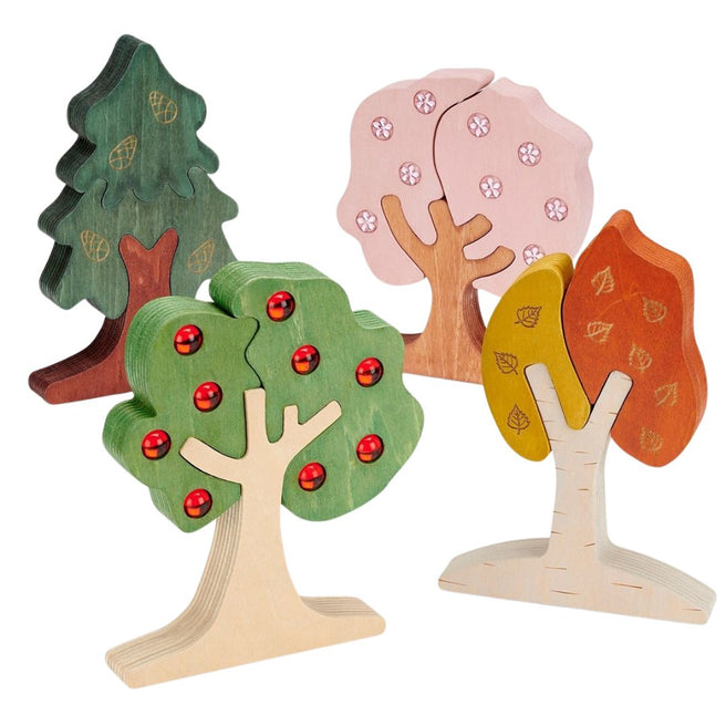 tickit puzzel bomen seizoenen - 4x3st | 1