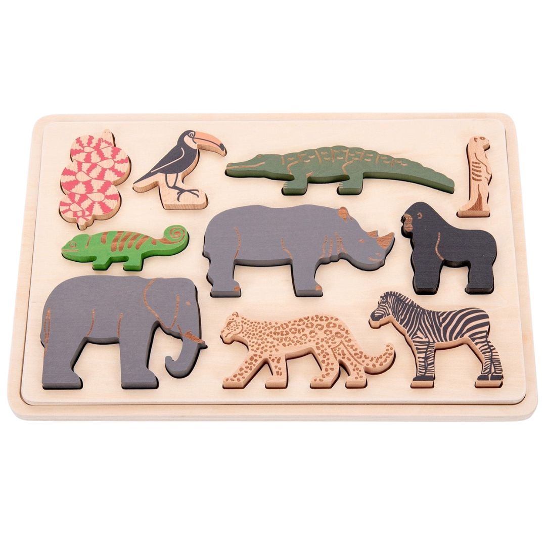 tickit puzzel safaridieren - 10st | 1