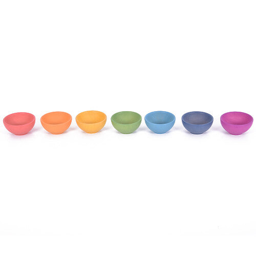 tickit sorteerschaaltjes regenboog - 7st | 73983 | 1
