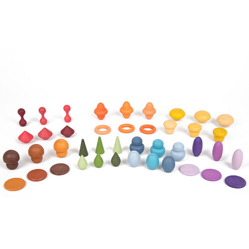 tickit speelfiguren met symbolische kleuren - 42st | 74051 | 1
