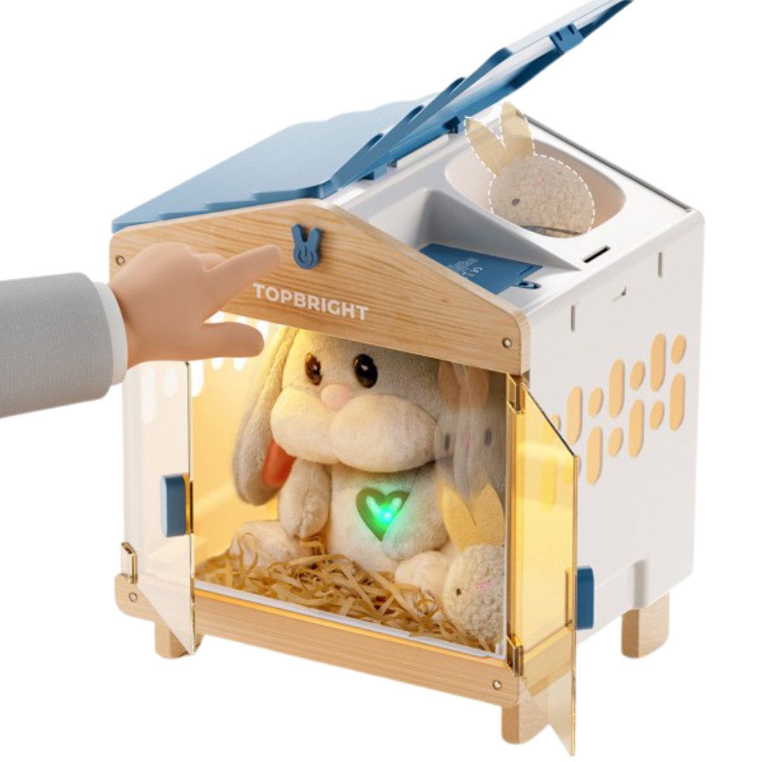 topbright interactief knuffelkonijn care pets - mummy bunny | 5365 | 6